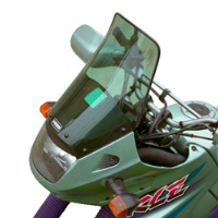 Bullster parabrisas alto de 38 cm para Kawasaki KLE 500 1994-2004