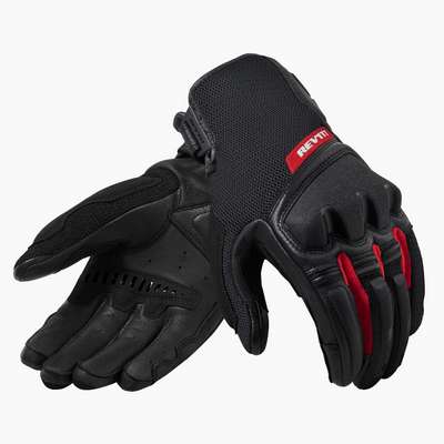 guantes revit duty fgs182 negro-rojo