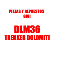 Recambios despiece de la maleta DLM36 Trekker Dolomiti GIVI
