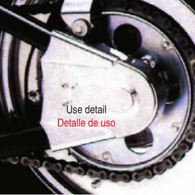 Tapa basculante trasero cromada para Honda Shadow VT600-400 Tapa basculante trasero cromada para Honda Shadow VT600-400