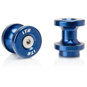 Diabolo ITR grande universal para caballete de moto metrica 10mm Azul
