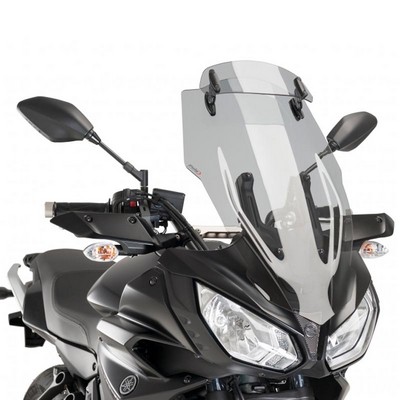 Cupula-Parabrisas Puig Touring con visera moto Yamaha MT07 Tracer 16-