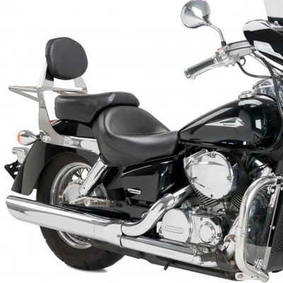 Respaldo Desmontable acero pulido para Honda VT 750 SPIRIT Respaldo Desmontable acero pulido para Honda VT 750 SPIRIT