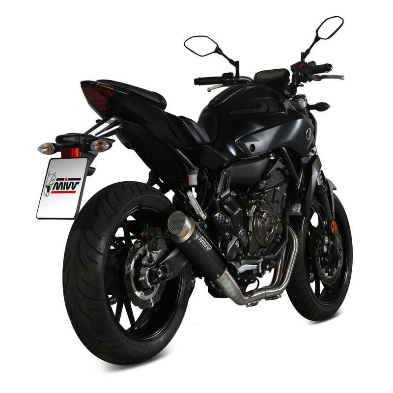 Escape Mivv GP Pro Yamaha MT07 21 Negro Nilmoto