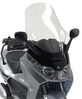 Parabrisas transparente Givi moto Piaggio X8 125-150-200-250-400 X-Evo 125-250-400 04-11