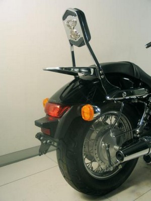 RESPALDO HONDA VT 750 SHADOW SPIRIT '07 C/PORTAPAQUETES RESPALDO HONDA VT 750 SHADOW SPIRIT '07 C/PORTAPAQUETES