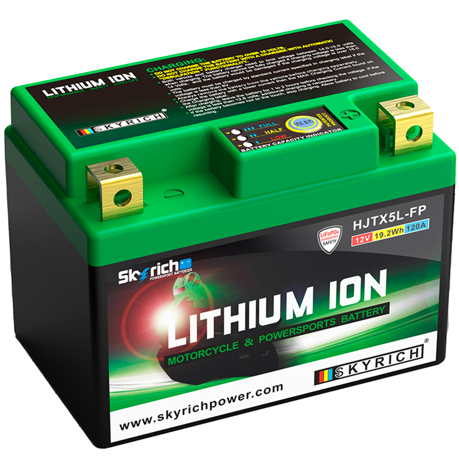 Batería litio moto skyrich hjtx5l-fp