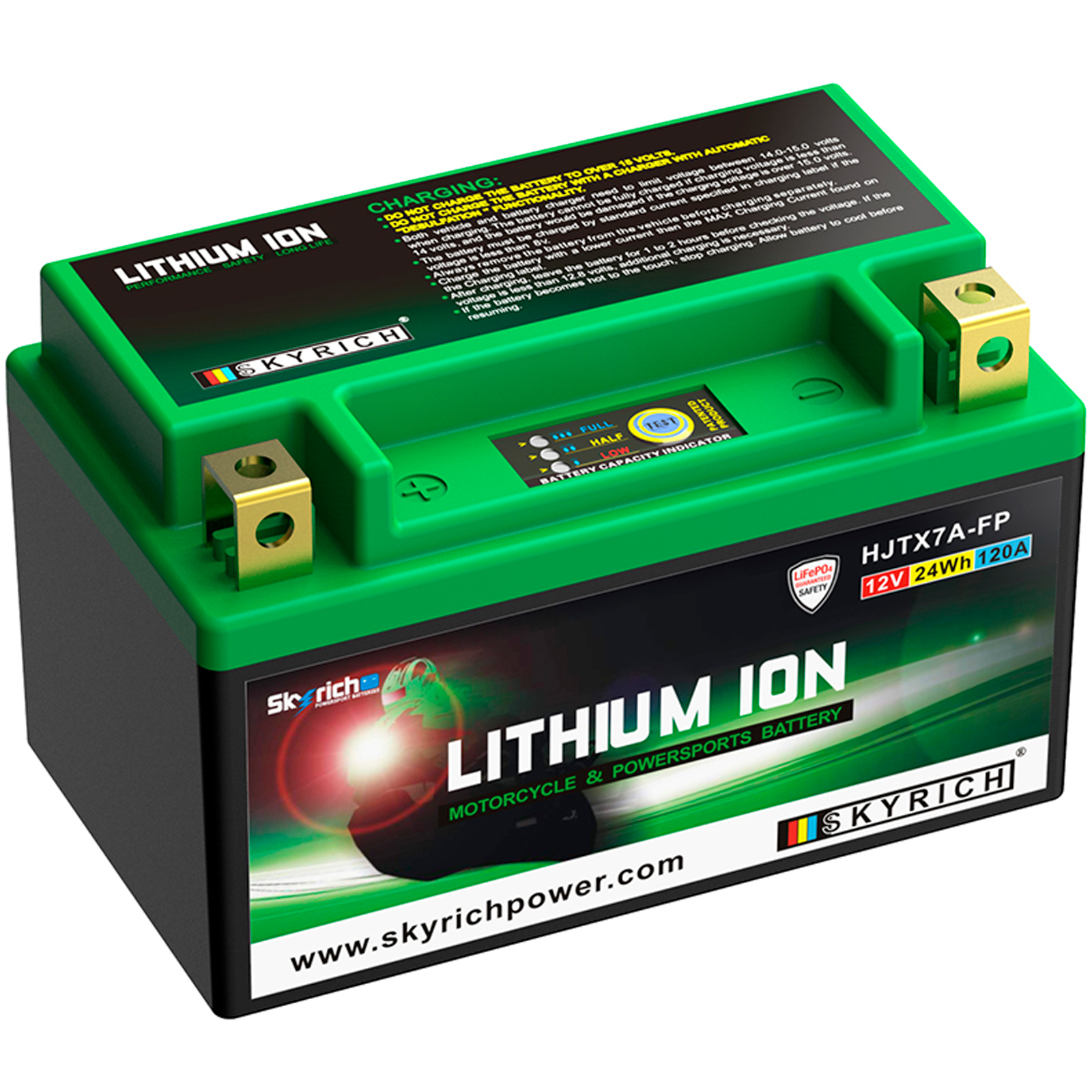 Batería litio moto skyrich hjtx7a-fp