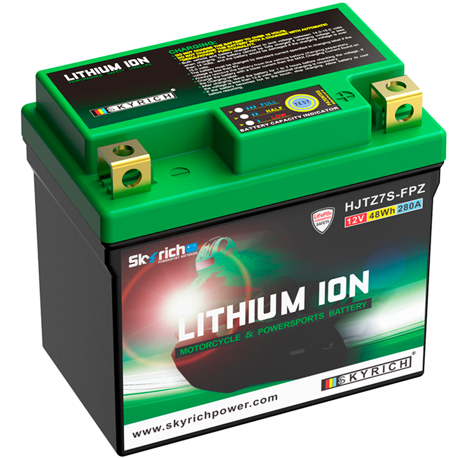 Batería litio moto skyrich hjtz7s-fpz