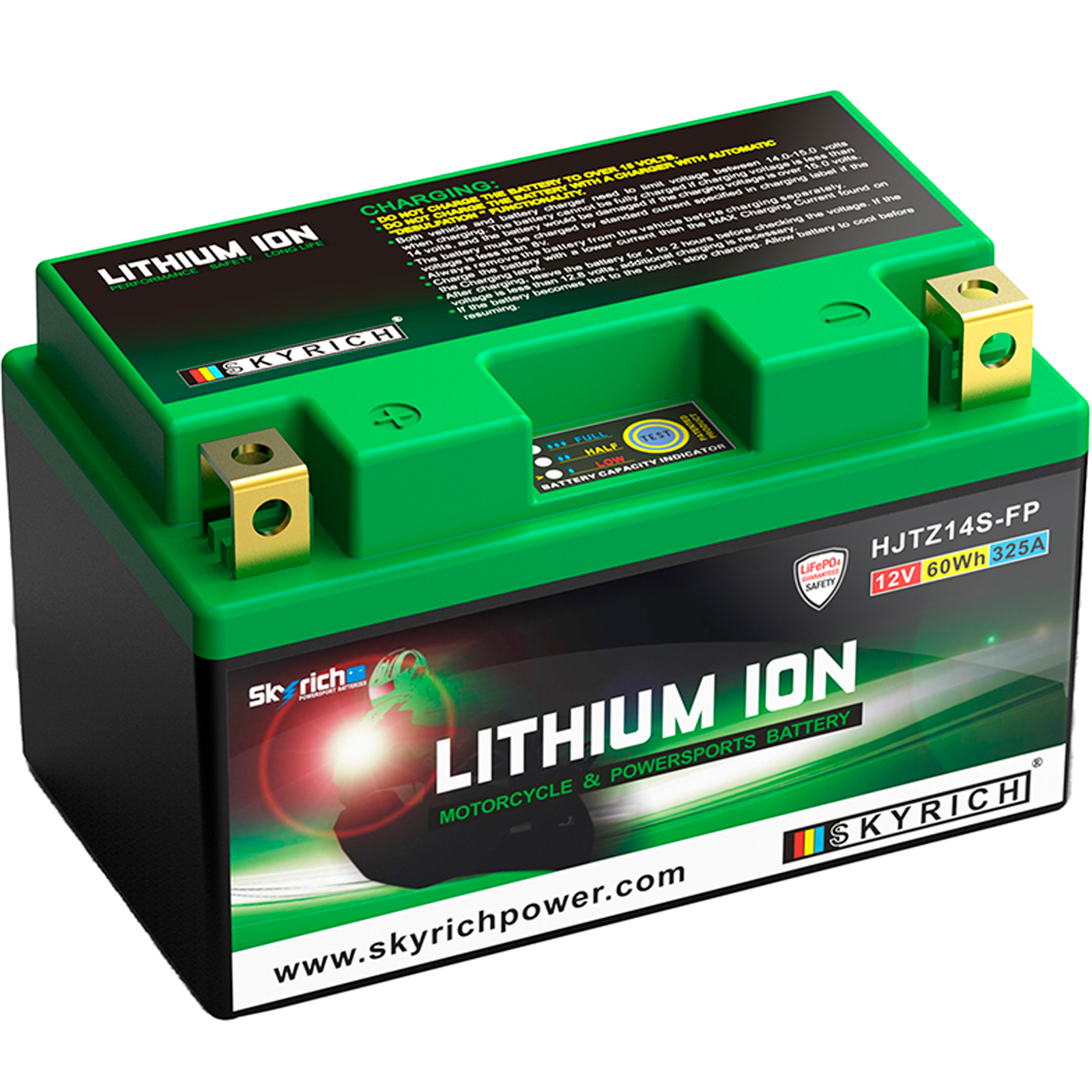 Batería litio moto skyrich hjtz14s-fp