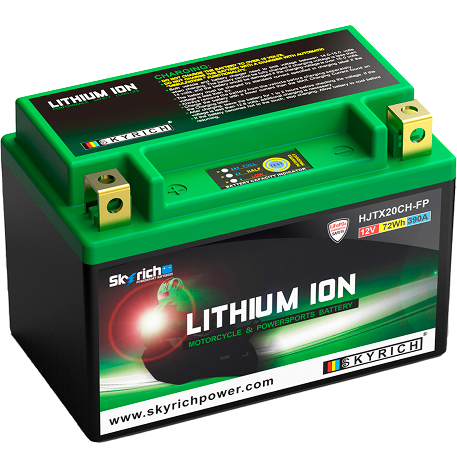 Batería litio moto skyrich hjtx20ch-fp