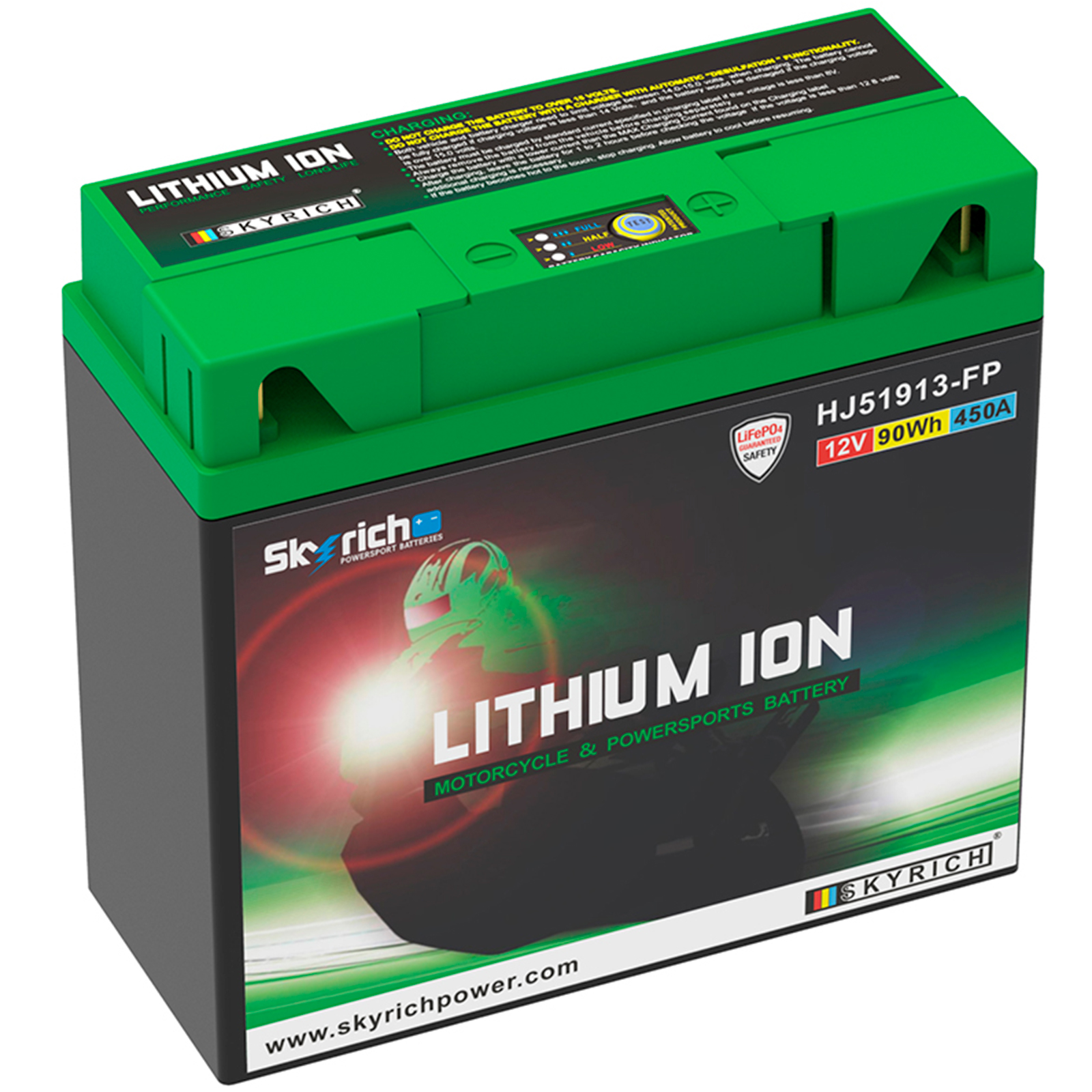 Batería litio moto skyrich hj51913-fp