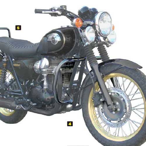 SPAAN Soporte de faros - KAWASAKI W650-W800