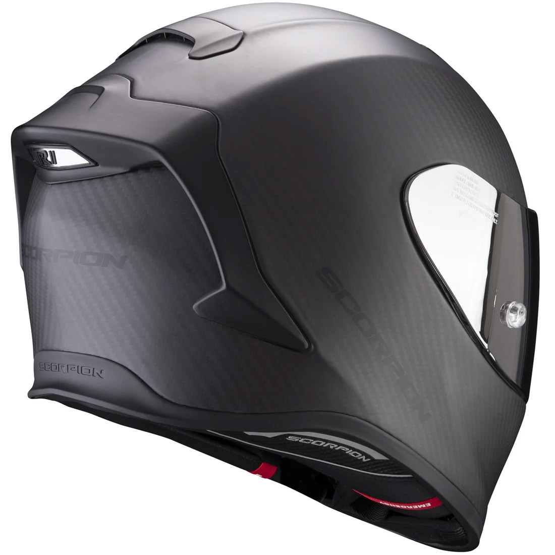 Casco moto Scorpion Exo-R1 Evo Carbon Air negro mate