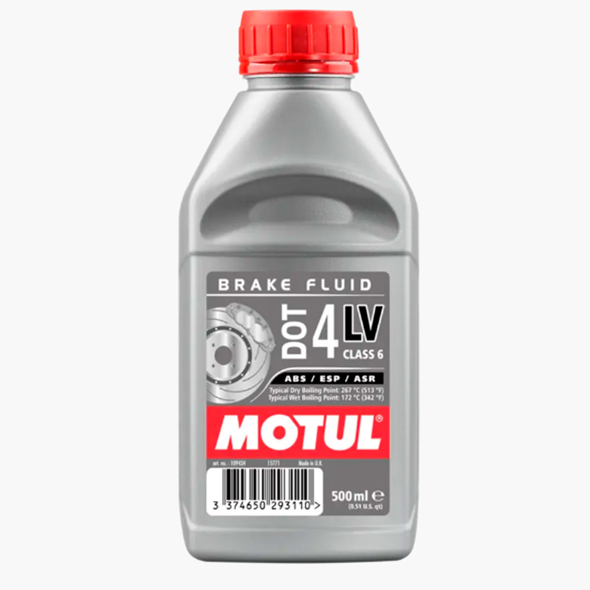 Liquido de frenos Motul DOT 4 0.5 ltrs