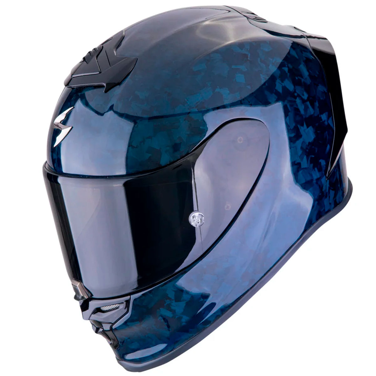 Casco moto Scorpion Exo-R1 Evo Carbon Air ONYX Azul