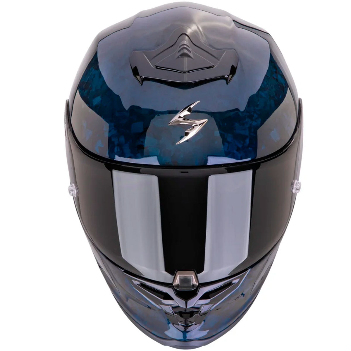 Casco moto Scorpion Exo-R1 Evo Carbon Air ONYX Azul