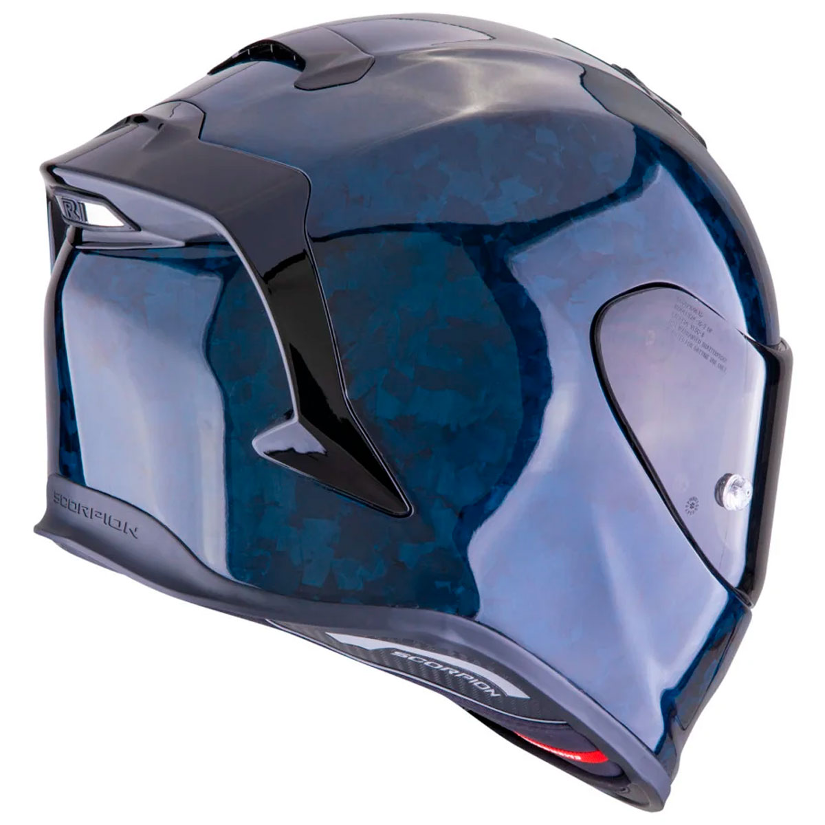 Casco moto Scorpion Exo-R1 Evo Carbon Air ONYX Azul