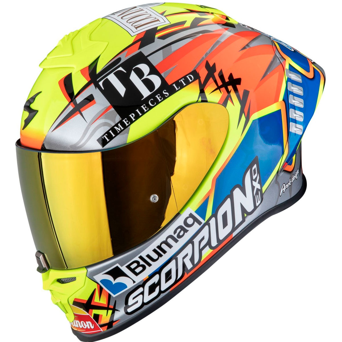 Casco moto Scorpion EXO-R1 EVO II AIR ARON MISANO