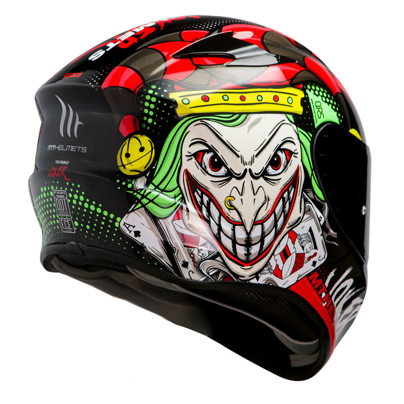 Casco Mt Targo Joker Negro Brillo TALLA S