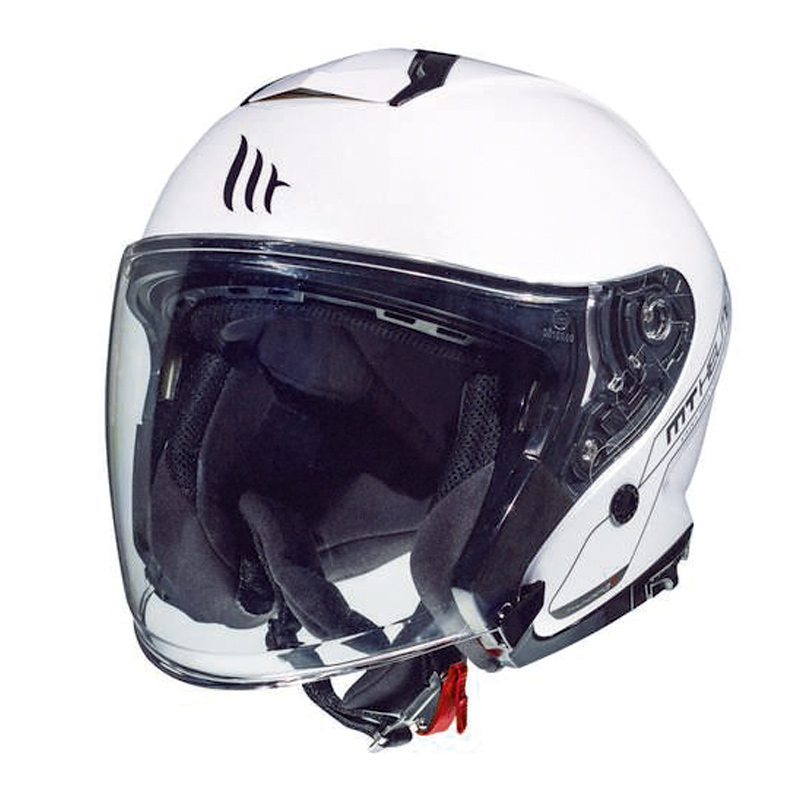 Casco Mt Thunder3 Sv Jet Solid A0 Blanco Perla