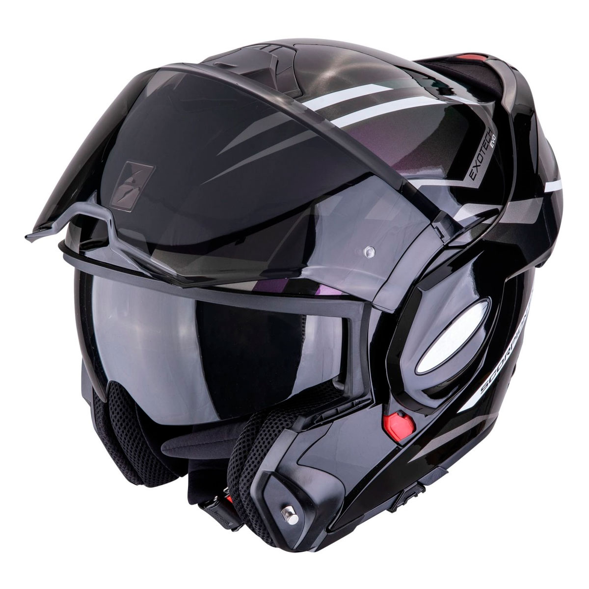 Casco moto Scorpion Exo-Tech Evo FURIO Negro Camaleon