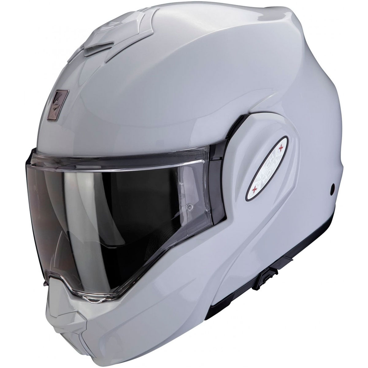 Casco moto Scorpion Exo-Tech EVO PRO fibra SOLID Gris Claro
