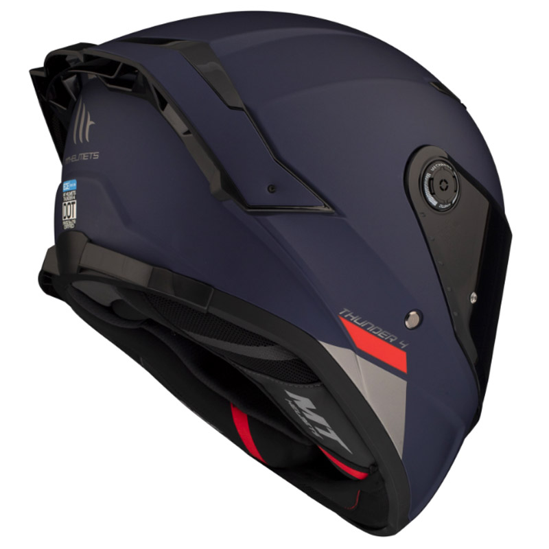 Casco Mt Thunder 4 SV A7 azul mate