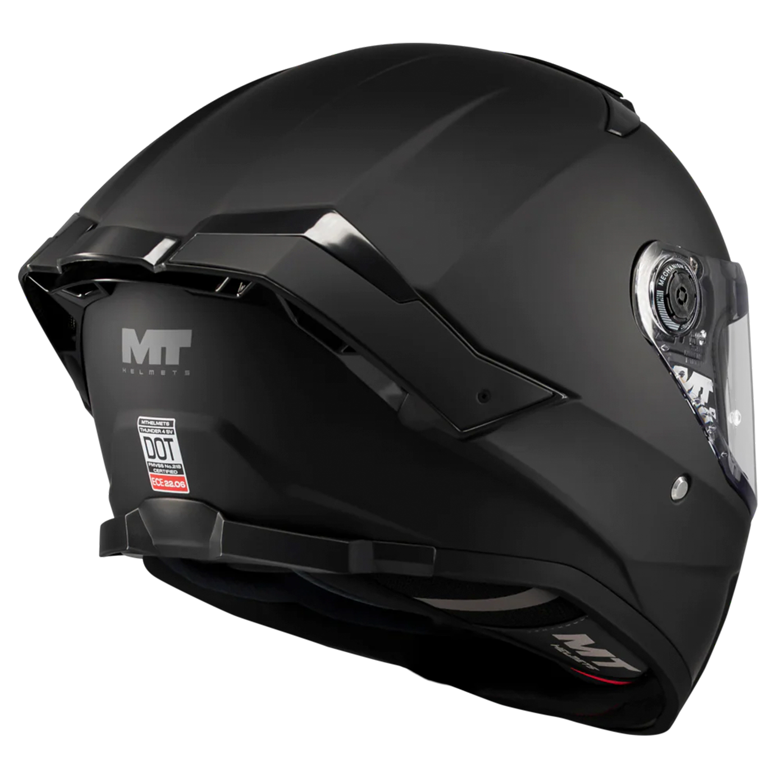 Casco MT Thunder 4 SV Pure A1 / Negro Mate