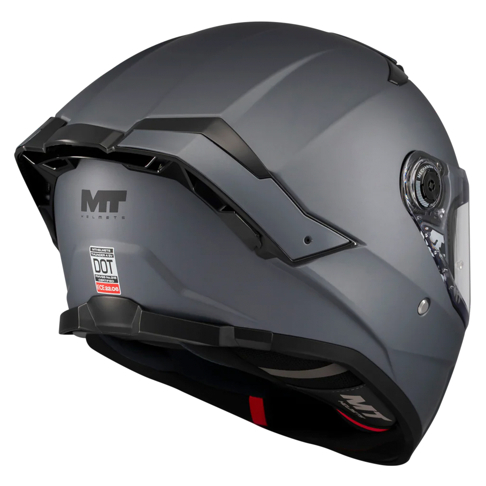 Casco MT Thunder 4 SV Pure A2 / Gris Mate
