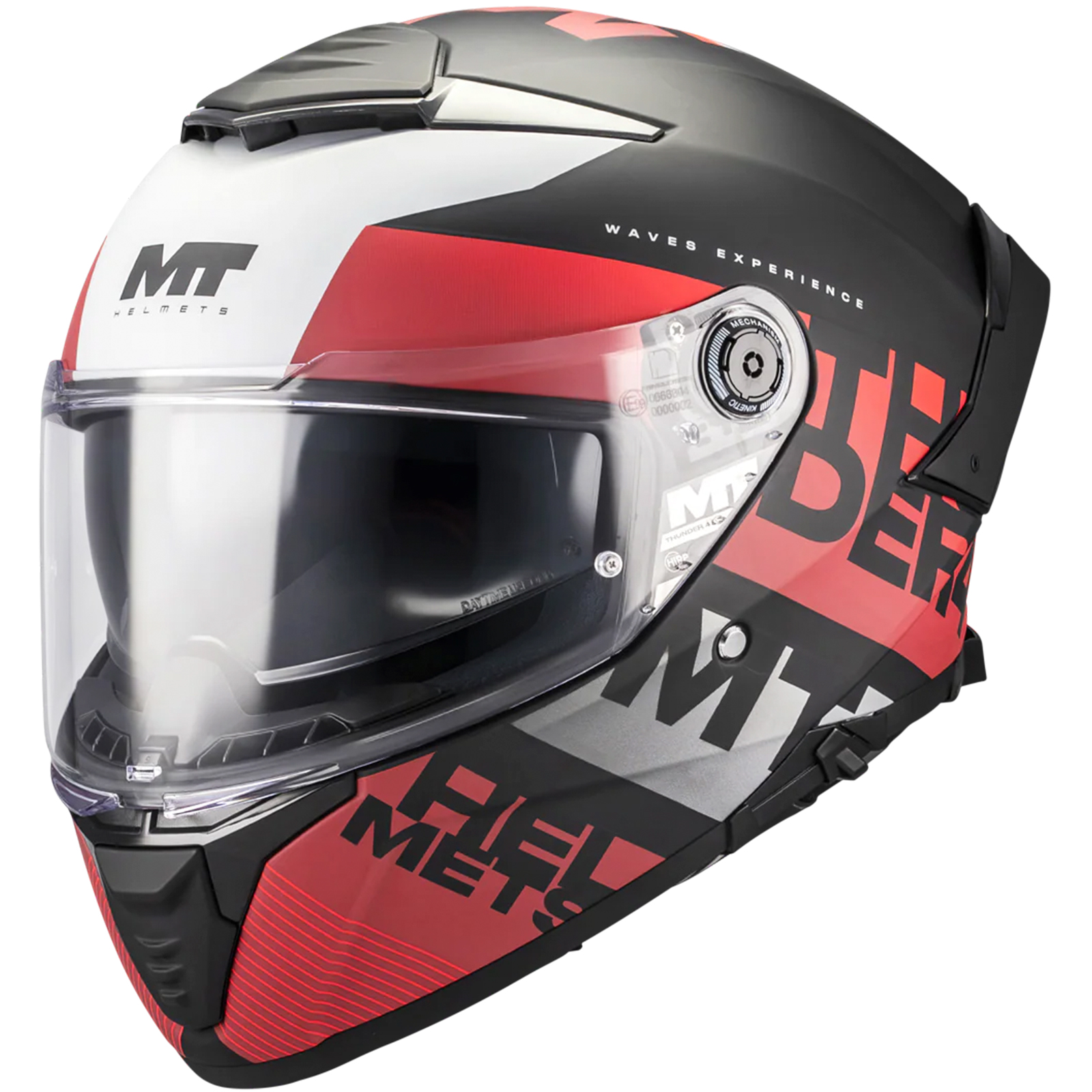 Casco MT Thunder 4 SV Waves B5 / Mate