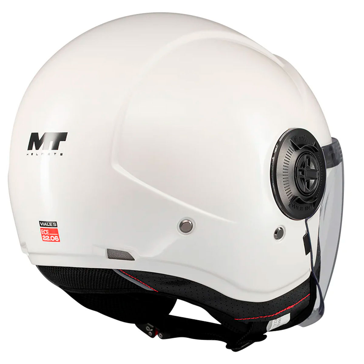 Casco MT VIALE SV S PURE A0 Blanco Brillo
