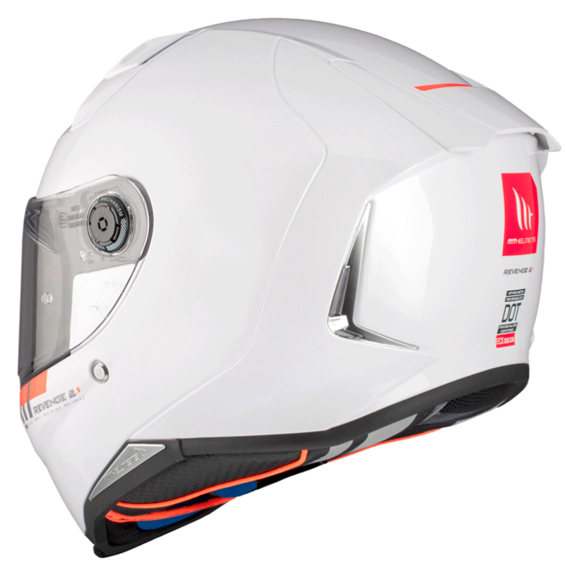 Casco Mt Revenge 2 S Solid A0 blanco