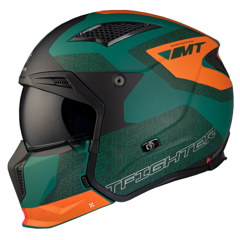Casco Mt Streetfighter Totem C6 mate
