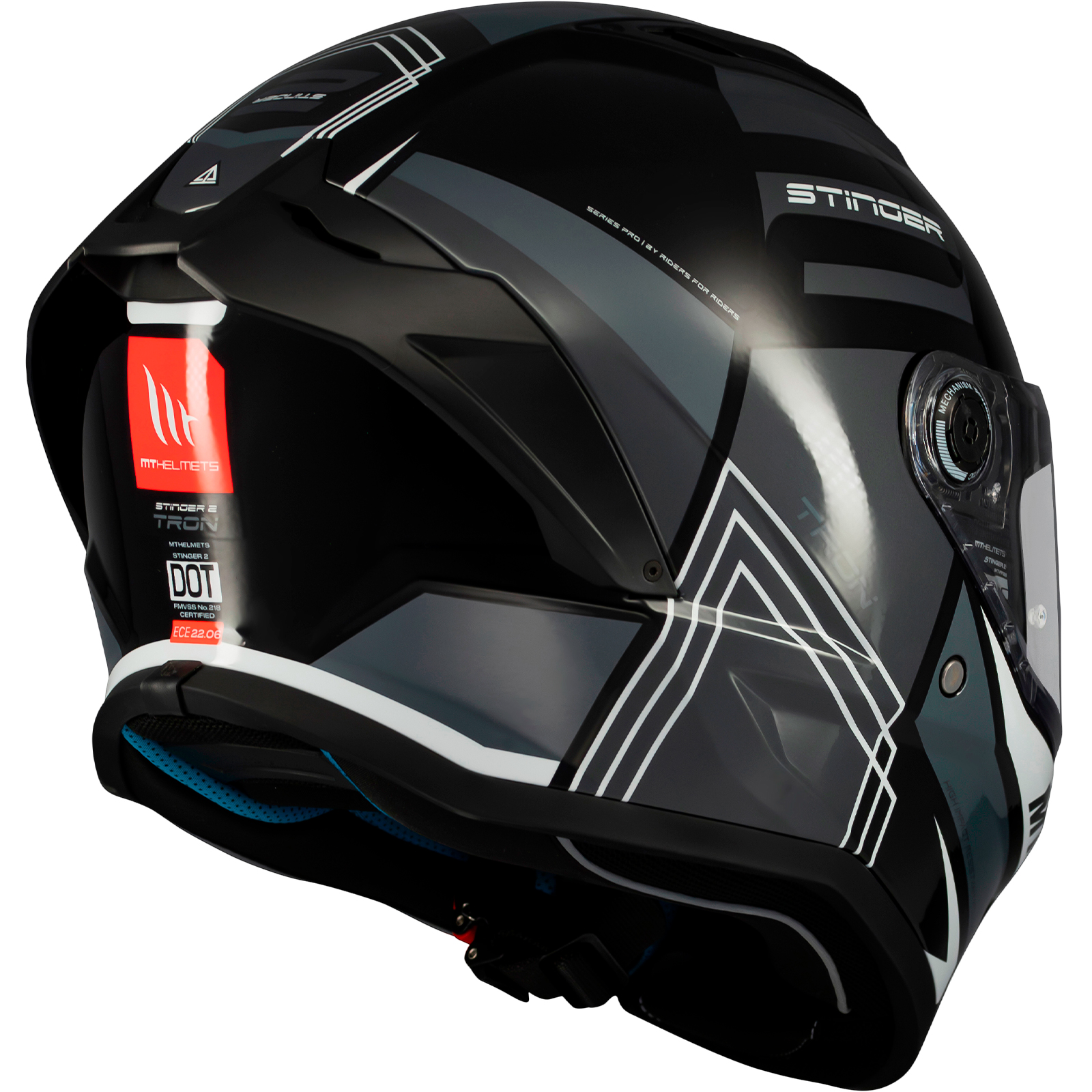 Casco MT Stinger 2 Tron B12