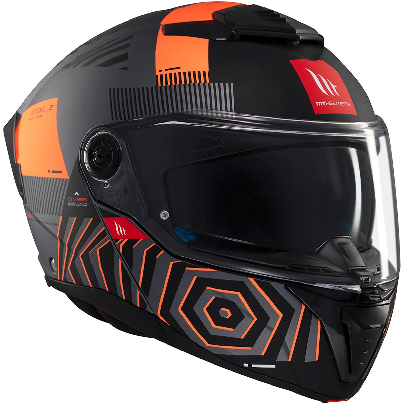 Casco MT Atom 2 SV Strange C4 Mate