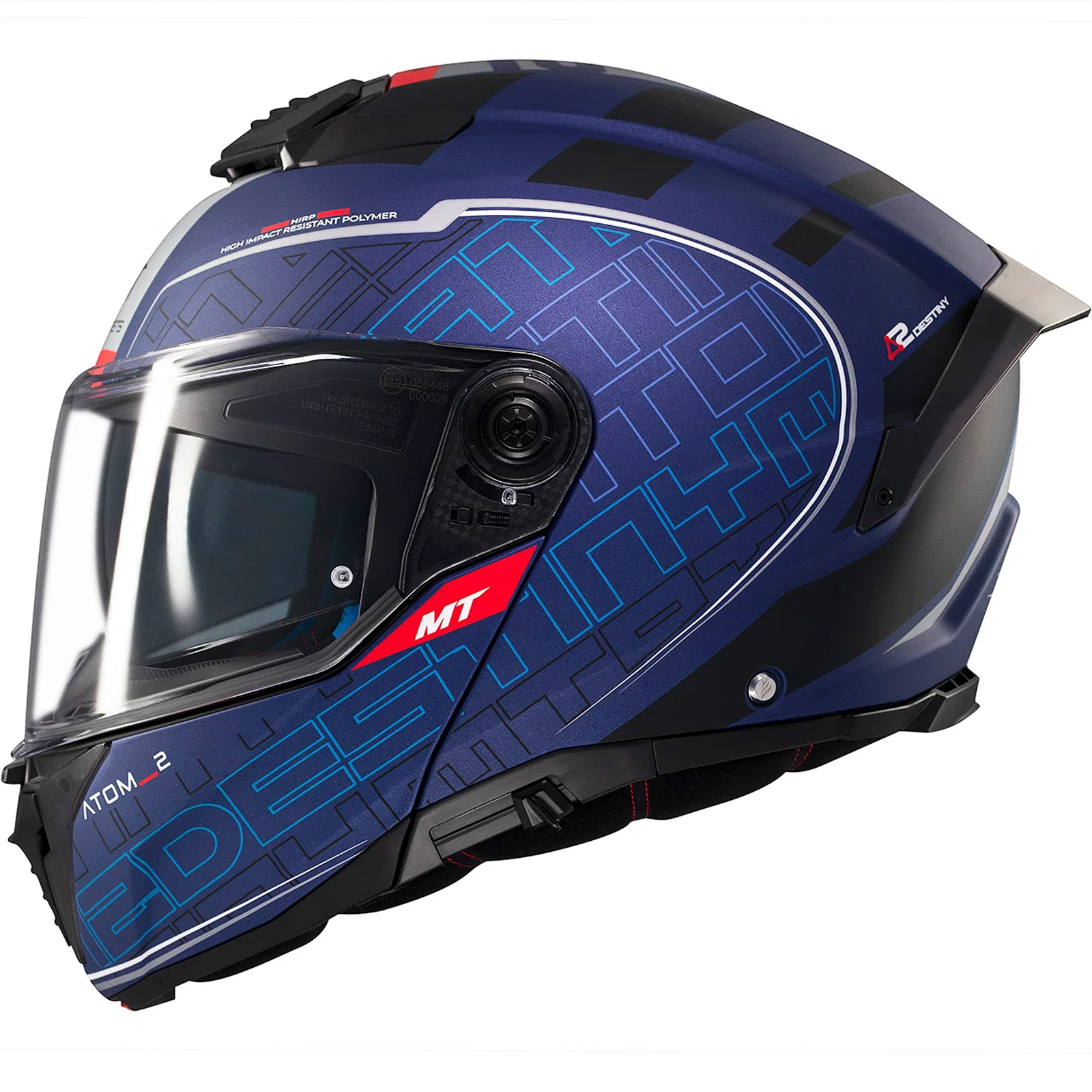 Casco MT Atom 2 SV Destiny C7 Mate