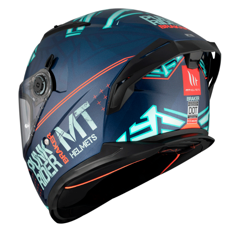 Casco Mt Braker SV Punk Rider C7 brillo