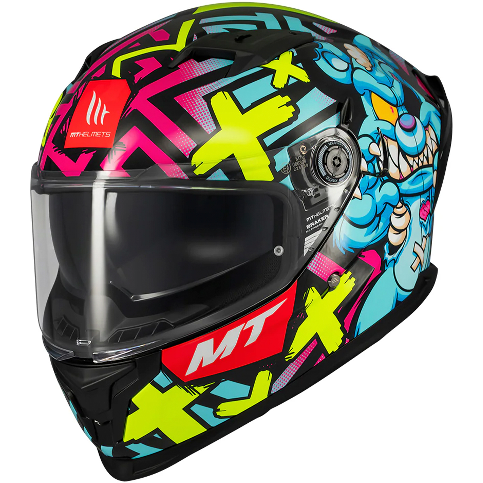 Casco MT Braker SV Crazy Teddy B7