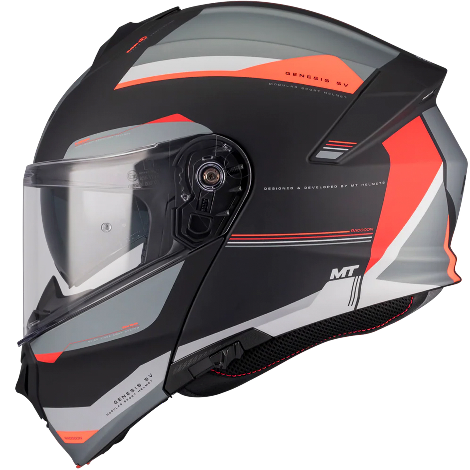 Casco MT Genesis SV Raccoon B5
