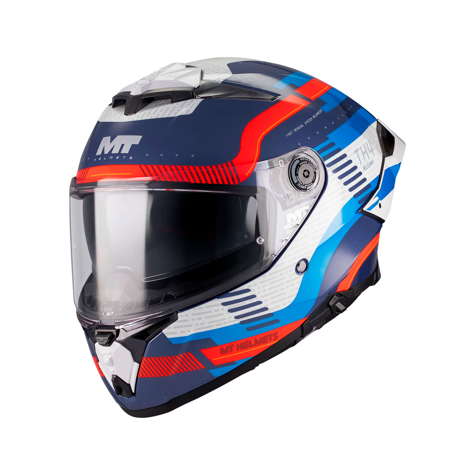 Casco MT Thunder 4 R SV Relevant C5 / Brillo