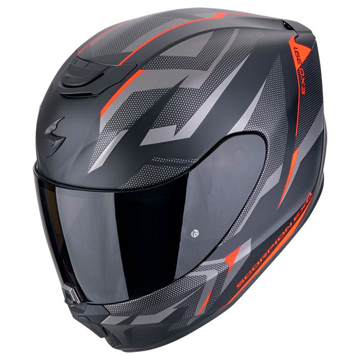 Casco moto Scorpion EXO-391 AAXO Negro Mate Rojo