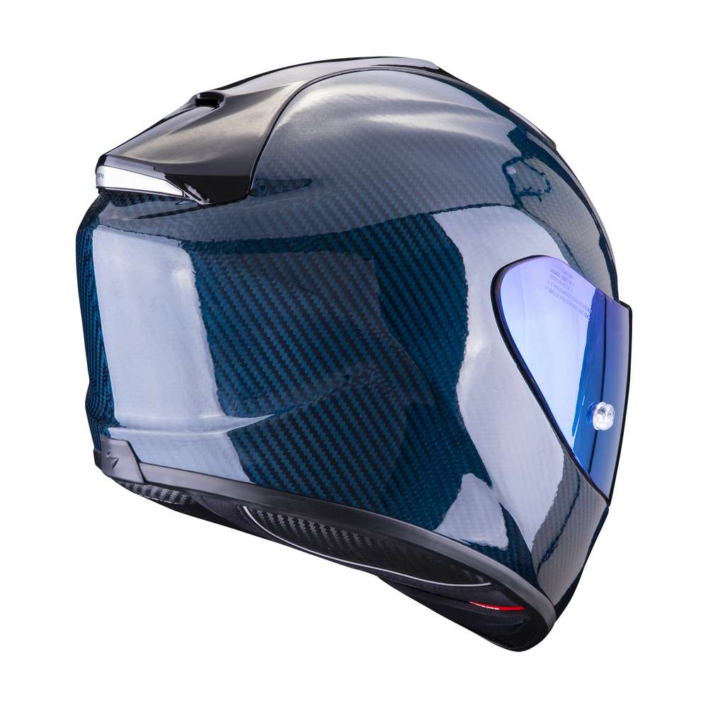 Casco moto Scorpion Exo-1400 Evo Carbon Air azul
