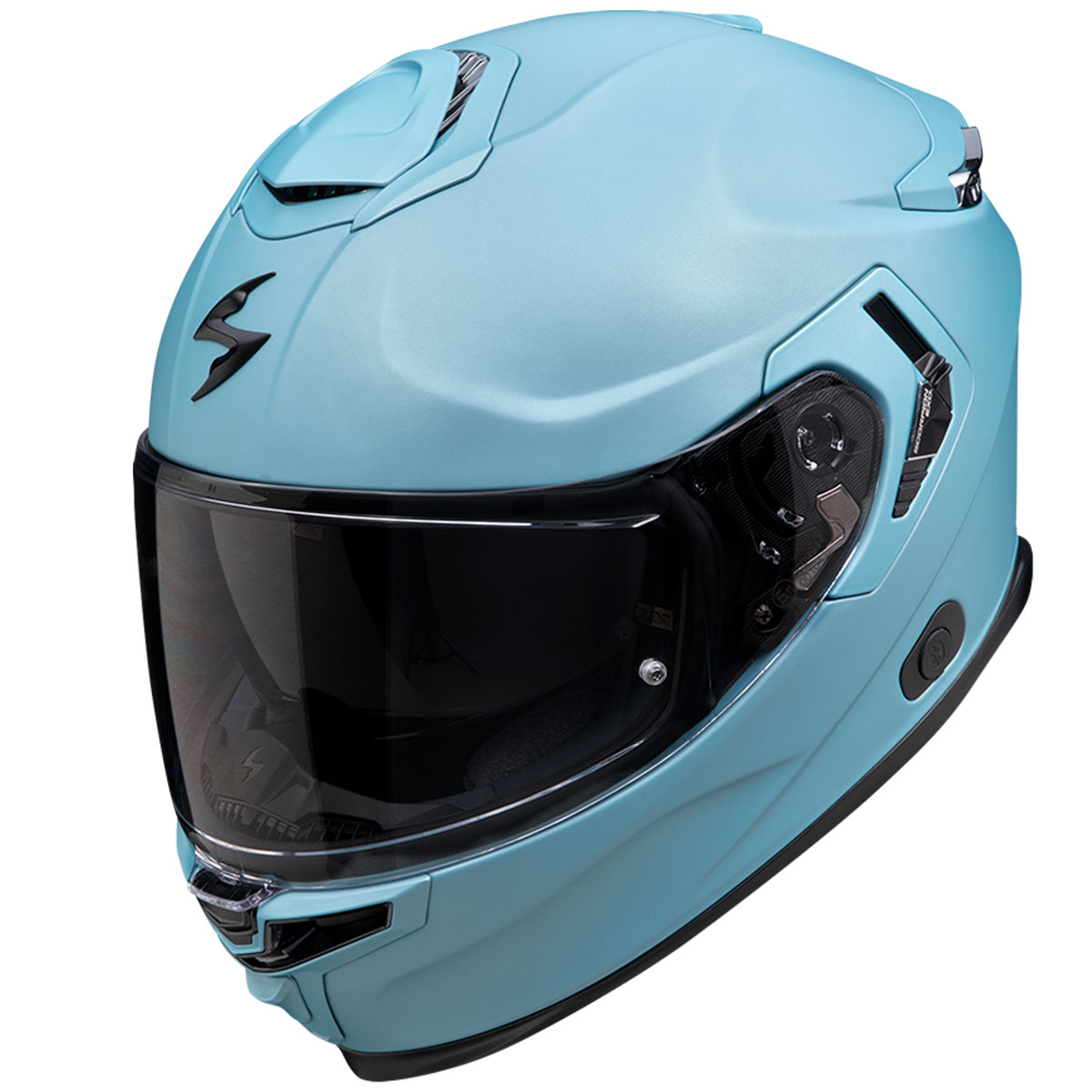 Casco moto Scorpion Exo-GT SP Air Solid Azul Mate Celeste