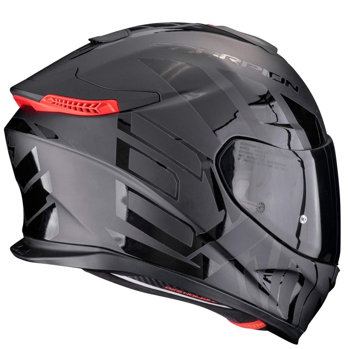 Casco moto Scorpion Exo-GT SP Air NOBLE Negro Mate Negro