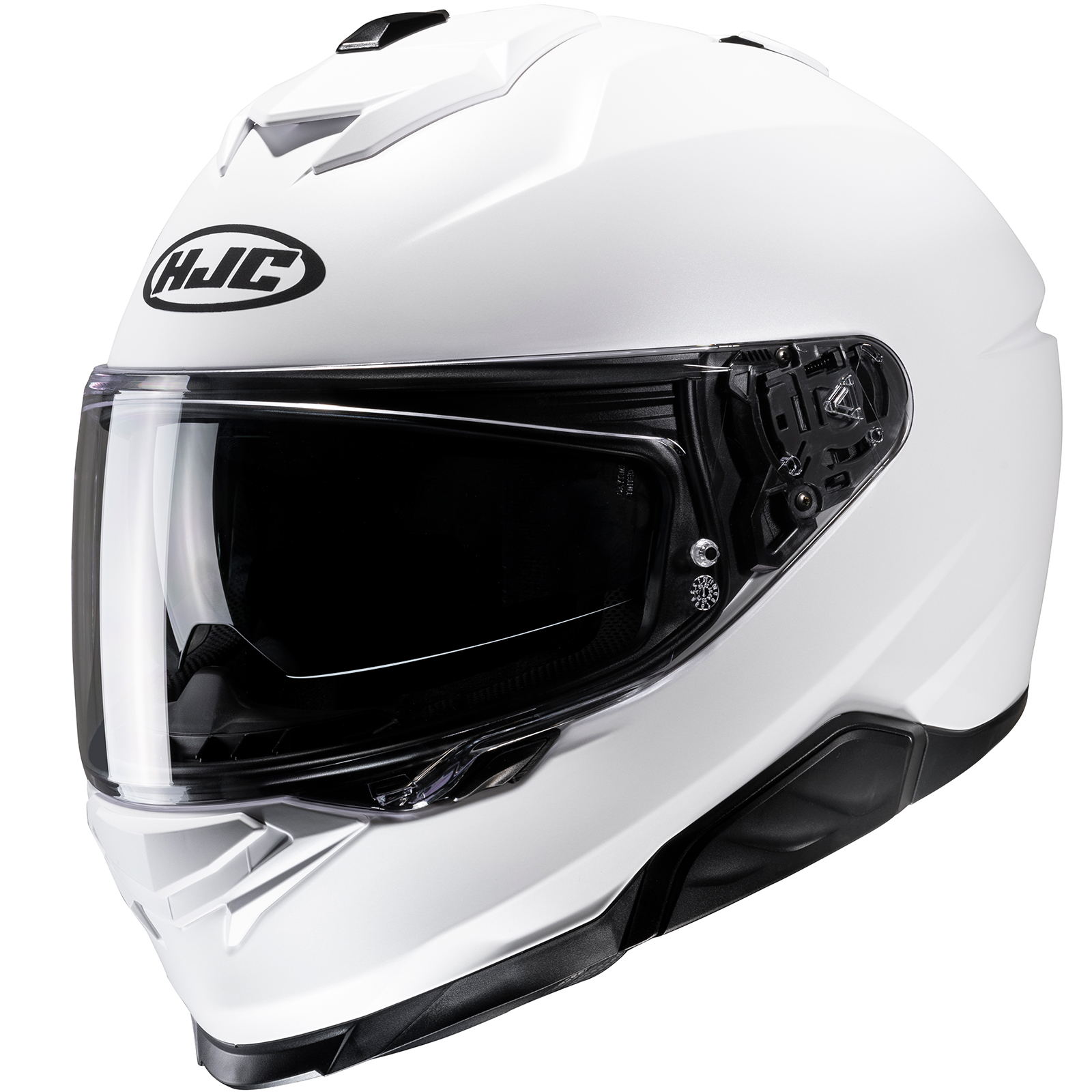 Casco HJC i71 Solid Semi Mate Blanco Perla