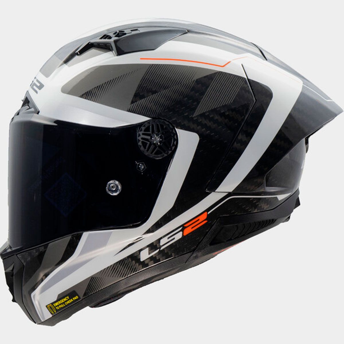 Casco LS2 Thunder GP AERO RAUTE Blanco Gris