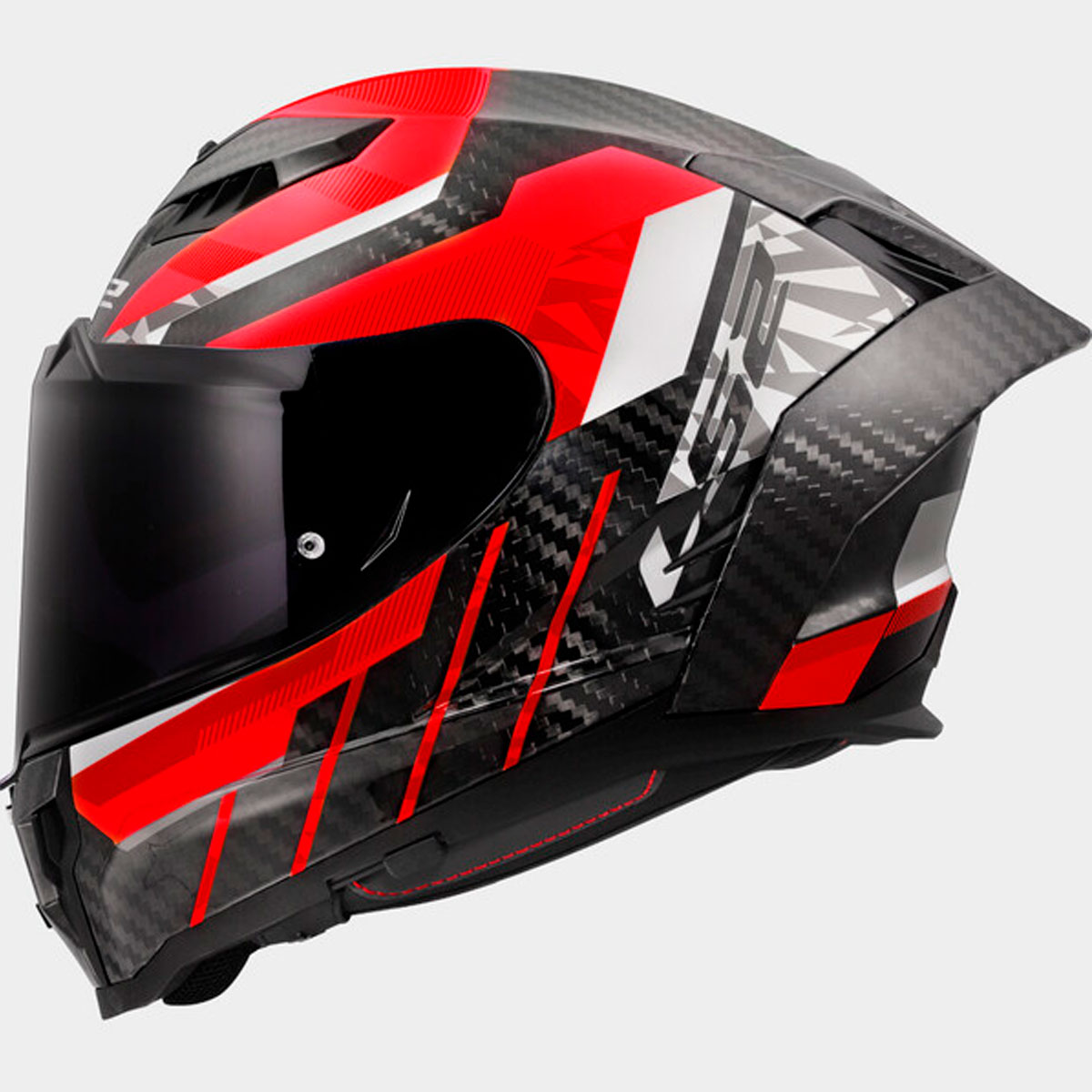 Casco LS2 FF807 Dragon TRAX Rojo