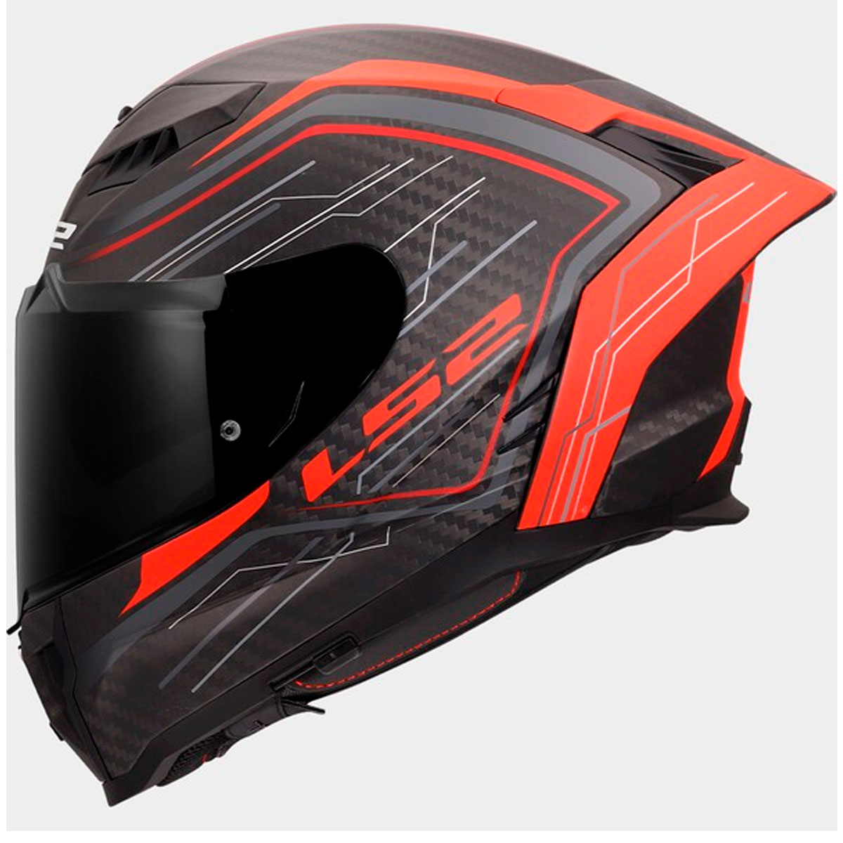 Casco LS2 FF807 Dragon SUBIC Negro Mate Rojo