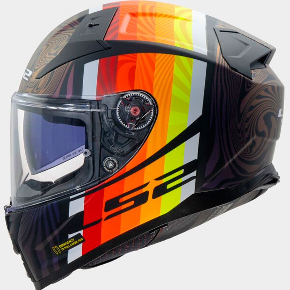 Casco LS2 Vector II FREEDOM Negro Camaleon